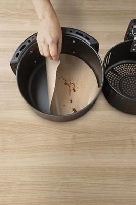 Xavax Schutzeinlage für Heißluftfritteusen, Antihaft-Matten, zuschneidbar Airfryer Beige