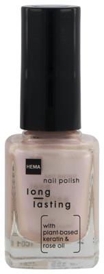 HEMA Long lasting nagellak 101 girl with pearl (lichtroze)