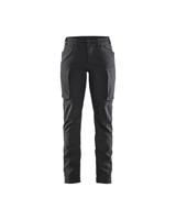 Blåkläder Dames softshell service winterwerkbroek 71772513 | Zwart | Maat 46 - 7330509788912 - thumbnail