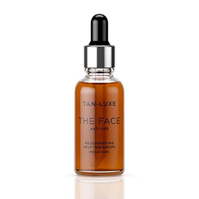 Tan-Luxe The Face Anti-Age Rejuvenating Self-Tan Drops Serum Medium/Dark 30ml