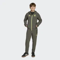 Real Madrid Vis Tech Trainingspak Junior 2025/2026 - Maat 140 - Kleur: DonkergroenGeel | Soccerfanshop - thumbnail