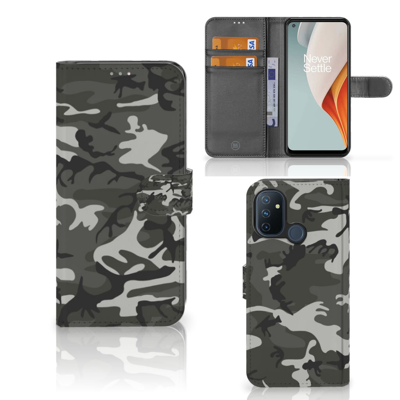 OnePlus Nord N100 | Telefoon Hoesje | Army Light | Portemonnee hoesje
