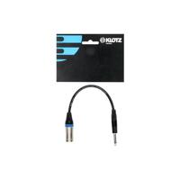 Klotz XLR-MPU6.3 XLR-naar-6,3 mm TS adapterkabel 0.2 meter - thumbnail