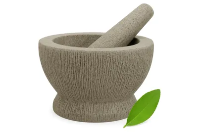 Cookinglife Vijzel Graniet - Grijs - ø 14 cm Cookinglife Vijzel Graniet - Grijs - ø 14 cm