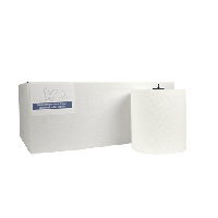 Handdoekrol Matic 2 laags 6x150 meter Ø21cm 100% cellulose wit T7 - thumbnail
