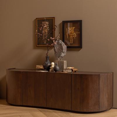 WOOOD Dressoir 'Sense' Mangohout, 160cm, kleur Walnoot