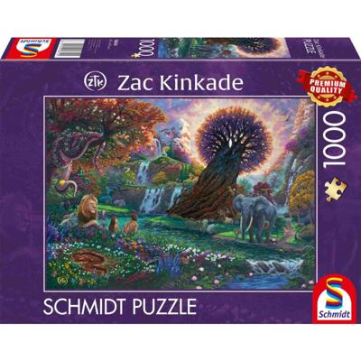 Puzzel - SCHMIDT SPIELE - De Tuin van Eden - 1000 stukjes - Vanaf 12 jaar