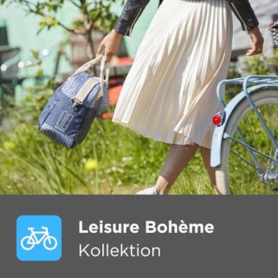 Basil bohème fietsschoudertas - groen, 18l