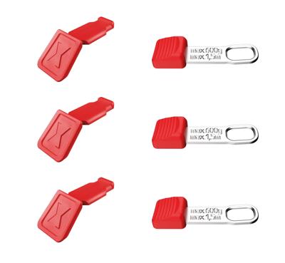Knipex CC en TT Clips | rood | 3 stuks van elk - 00 63 06 TCR Knipex CC en TT Clips | rood | 3 stuks van elk - 00 63 06 TCR