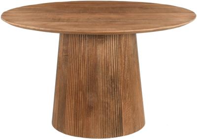Sohome Ronde Eettafel 'Olav' Mangohout, 130cm, kleur Bruin