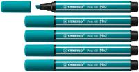 Viltstift stabilo pen 68/51 max turquoiseblauw | 5 stuks - thumbnail