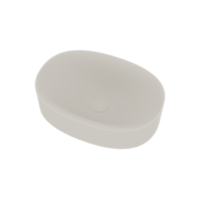 Wastafel Ideavit Colidcliff-50 Opbouw 50x35x12.5 cm Solid Surface Mat Wit Ideavit