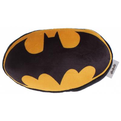 DC Comics kussen Batman logo 20 cm pluche zwart/geel DC Comics kussen Batman logo 20 cm pluche zwart/geel