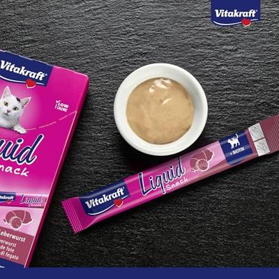 Liquid snack leverworst 6st Vitakraft - Vitakraft - thumbnail
