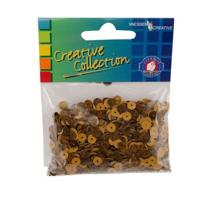 Vaessen Creative • pailletten eco 6mm 20g donkerbruin - thumbnail