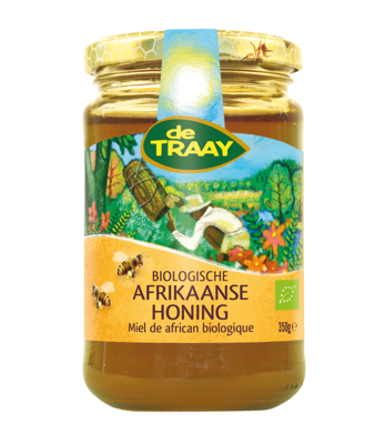 Traay Afrikaanse honing bio 350 Gram