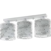Dalber Kinderkamer plafondlampClouds 3-lichst soft grijs - 41413E - thumbnail