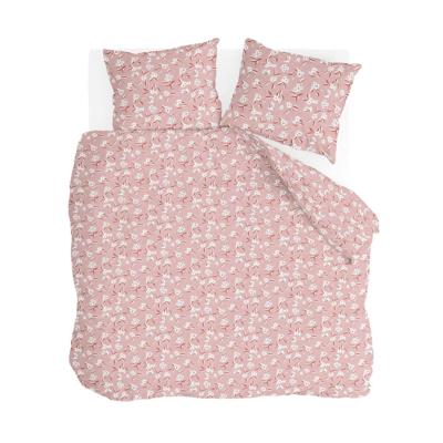 Walra dekbedovertrek floral fusion 140x220 cm roze Walra dekbedovertrek floral fusion 140x220 cm roze