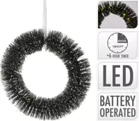 KRANS 30LED MET SNEEUW 40CM - thumbnail