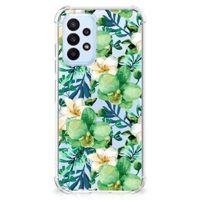 Samsung Galaxy A23 Case Orchidee Groen Samsung Galaxy A23 Case Orchidee Groen