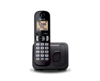 Panasonic KX-TGC210 Draadloze vaste telefoon, LCD, beller-ID, 50 nummers, navigatieknop, ECO-modus, ruisonderdrukking, zwart - thumbnail