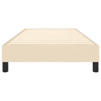 Boxspringframe stof crmekleurig 90x190 cm - thumbnail