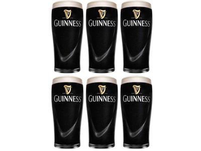 Guinness Bierglazen Pint 500 ml - 6 Stuks