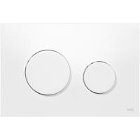 Bedieningsplaat Toilet TECE Loop Kunststof Wit - thumbnail