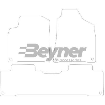 Automatten passend voor SsangYong Korando 2010- set 3-delig BL1794583