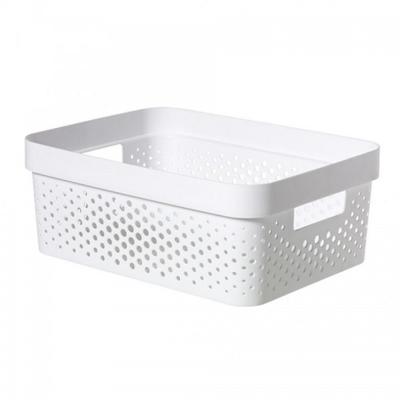 Curver Infinity Dots Box 11L 35.6x26.6x13.6 cm Wit