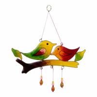 Raamdecoratie Vogels op Tak - thumbnail