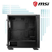 MSI MAG VAMPIRIC 300R Midi-tower PC-behuizing Zwart - thumbnail