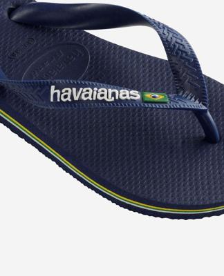 Havaianas - Brasil Logo navy blue Rubber Unisex