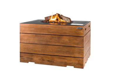 Cocoon haard lounge & dining teakhout rechthoek antraciet Cocoon haard lounge & dining teakhout rechthoek antraciet