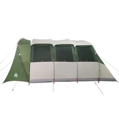 Gezinstent met dak Groen en Wit 576 x 325 x 213 cm