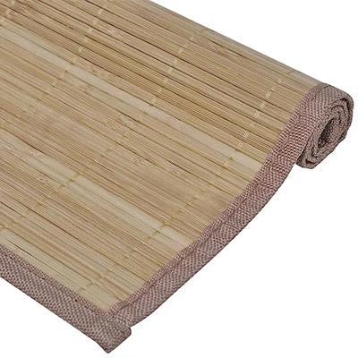 VidaXL 6 st placemats 30x45 cm bamboe bruin