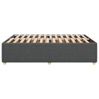 Bedframe zonder matras stof donkergrijs 160x200 cm - thumbnail