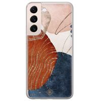 Samsung Galaxy S22 Plus siliconen hoesje - Abstract terracotta - thumbnail