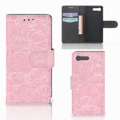Sony Xperia X Compact Hoesje White Flowers Sony Xperia X Compact Hoesje White Flowers