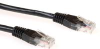 ACT Zwarte 20 meter U/UTP CAT6A patchkabels met RJ45 connectoren - thumbnail
