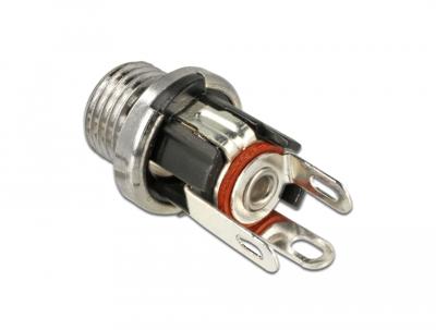 Delock 89911 Laagspannings-connector Bus, inbouw 5.5 mm 2.5 mm 1 stuk(s)