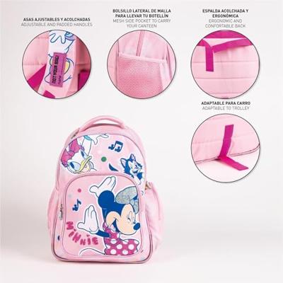 Schoolrugzak Minnie Mouse Roze Schoolrugzak Minnie Mouse Roze