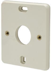 Montageplaat perilex opbouw creme met gat Power - 4050735