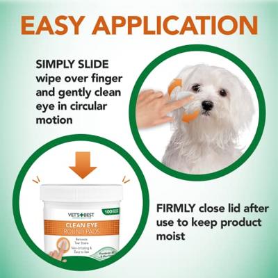VETS BEST CLEAN EYE ROUND PADS