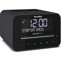 TechniSat DIGITRADIO 52 CD - Stereo DAB Wekkerradio met twee instelbare wektijden (DAB+, FM, Snooze, Sleeptimer, dimbaar display, Bluetooth, draadloze oplaadfunctie, CD-speler) zwart - thumbnail