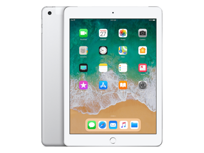 Refurbished iPad 2018 128 GB 4G Zilver Als nieuw