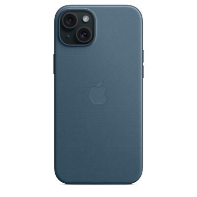 Apple Finewoven Case Backcover Apple iPhone 15 Plus Pacific-blauw Inductieve lading, Stootbestendig Apple Finewoven Case Backcover Apple iPhone 15 Plus Pacific-blauw Inductieve lading, Stootbestendig