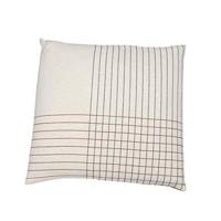 David Fussenegger David Fussenegger kussensloop NOVA karo offwhite 60x60 - thumbnail