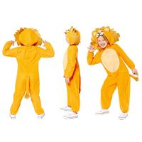 Kinderkostuum Leeuw Onesie - 4-6 jaar - thumbnail