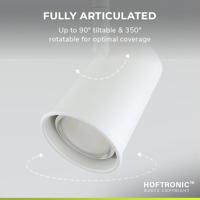 Riga - LED plafondlamp - 14 Watt 1200 Lumen - 3 spots - 2700K Warm wit - Draaibaar en dimbaar - GU10 - Kantelbaar - Plafondspot - IP20 Voor binnen - Wit - thumbnail